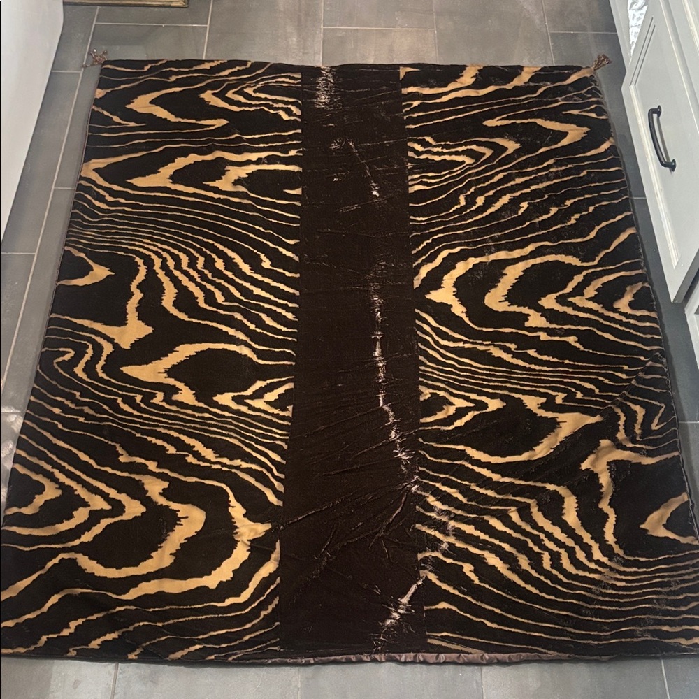 Brown and Tan Zebra Print home decor